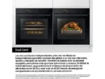 Horno a vapor - Samsung NV7B6795JAK/U1 Dual Cook Steam™, Multifunción, Pirolítico, 76 l, 59.5 cm, WiFi, Puerta Fléxible, Negro - Imagen 5