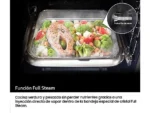 Horno a vapor - Samsung NV7B6795JAK/U1 Dual Cook Steam™, Multifunción, Pirolítico, 76 l, 59.5 cm, WiFi, Puerta Fléxible, Negro - Imagen 7