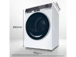 Secadora bomba de calor - Haier HD90-A3Q397U1-S X Series 11, 9 kg, 17 programas, Ultra Reverse Drum, Wi-Fi, Blanco - Imagen 19
