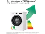 Lavadora carga frontal - LG F4X1009NWK, 9 kg, 1400 rpm, 10 programas, AI Direct Drive™, Steam™, Blanco Marfil - Imagen 6