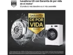 Lavadora carga frontal - LG F4X1009NWK, 9 kg, 1400 rpm, 10 programas, AI Direct Drive™, Steam™, Blanco Marfil - Imagen 7