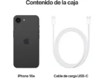 Apple iPhone 16e, Negro, 512 GB, 5G, 6.1 " OLED Super Retina XDR, Chip A18, iOS - Imagen 9