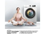 Lavadora carga frontal - Hisense WF1Q8041BW, 8 kg, 1400 Rpm, Función Vapor, Eficiencia A-20%, Blanco - Imagen 2