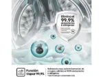 Lavadora carga frontal - Hisense WF1Q8041BW, 8 kg, 1400 Rpm, Función Vapor, Eficiencia A-20%, Blanco - Imagen 9