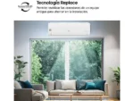 Aire acondicionado Split 1 x 1 - LG PLUSWF09X, 2150 fg/h, Gold Fin™, Tecnología Replace, Wi-Fi, Blanco - Imagen 5