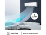 Aire acondicionado Split 1 x 1 - Hisense KC35 Smart Clima, 3000 fg/h, Wi Fi, Autolimpieza, Blanco - Imagen 8