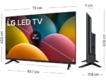 TV LED 32" - LG 32LR60006LA, Full-HD, Procesador Inteligente α5 AI Processor Gen6, Smart TV, DVB-T2 (H.265), Negro - Imagen 2