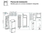 Frigorífico combi integrable - LG GTFN256SET, No Frost, 177 cm, 233 l, Metal Fresh, Sin panelar - Imagen 8