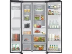 Frigorífico americano - Samsung Bespoke AI RS70F64KETEF, All Around Cooling, No Frost, 178.4 cm, 640 l, Dispensador agua y hielo, Inox - Imagen 4