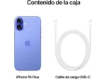 Apple iPhone 16 Plus, Azul ultramar, 128 GB, 5G, 6.7  OLED Super Retina XDR, Chip A18 Bionic, iOS - Imagen 9