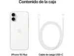 Apple iPhone 16 Plus, Blanco, 128 GB, 5G, 6.7  OLED Super Retina XDR, Chip A18 Bionic, iOS - Imagen 9