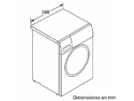 Lavadora carga frontal - Bosch WUU28T63ES, 8 kg, 1.400 rpm, 15 programas, Motor Eco Silence, Activewater, Blanco - Imagen 5