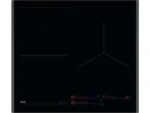 Placa inducción - AEG TI63IQ1BFB, 3 zonas, Zona grande 28 cm, Sensor de ebullición, 59 cm, Negro