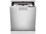 Lavavajillas - AEG FFB76717PM, 14 servicios, 9 programas, 60 cm, Tercera bandeja, programa ExtraHygiene, Inox