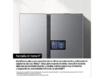 Frigorífico americano - Samsung Bespoke AI RS90F64EETEF, Mono Cooling, No Frost, 178.4 cm, 621 l, Dispensador de agua y hielo, Balda Botellero, Inox - Imagen 4