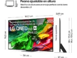TV QNED MiniLED 75 - LG 75QNED87A6B, UHD 4K, Procesador Inteligente α8 AI Processor 4K Gen2, Smart TV, DVB-T2 (H.265), Ashed Blue - Imagen 2