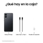 Móvil - Samsung Galaxy S25 Edge, Negro, 512 GB, 12 GB RAM, 6.7" WQHD+, Qualcomm Snapdragon 8 Elite, 3900 mAh, Android 15 - Imagen 4