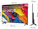 TV QNED 55" - LG 55QNED82A6B, UHD 4K, Procesador Inteligente α7 AI Processor 4K Gen8, Smart TV, DVB-T2 (H.265), Ashed Blue - Imagen 2