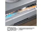 Lavavajillas - Hisense HS623D10X, 14 servicios, 7 programas, 60 cm, Media Carga, Tercera bandeja, Inox - Imagen 3