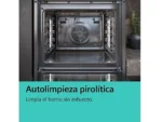 Horno - Siemens HB578GES3, Serie IQ500, Multifunción, Pirolítico e hidrolítico, 71 l, Humid Clean, PerfectCooking 3D, 60 cm, Negro - Imagen 6