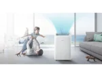 Aire acondicionado portátil - Hisense APC09QC, 2236 fg/h, 3 velocidades, Deshumidificador, Super Cool, Mando a distancia, Kit Ventana, Wi-Fi, Blanco - Imagen 8