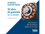 Lavadora carga frontal - Beko Energy Spin VBM3WFT310413WA, 10 kg, 1400 rpm, 15 Programas, Motor ProSmart Inverter, Blanco - Imagen 2