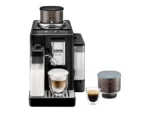 Cafetera superautomática - De'Longhi Rivelia EXAM440.55.B, 1450W, 19bar, Molinillo integrado, LatteCremaHot, Depósito leche, Táctil, 16 recetas, Negro