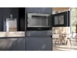 Microondas integrable - Siemens BF722R1B1, SerieIQ700, 1220 W, 5 niveles, Limpieza humidClean, Función cookControl, 21 l, Negro - Imagen 2