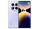 Móvil - Xiaomi Redmi Note 14 Pro, Púrpura aurora, 256 GB, 8 GB RAM, 6.67" AMOLED FHD+, MediaTek Helio G100-Ultra, 5500 mAh