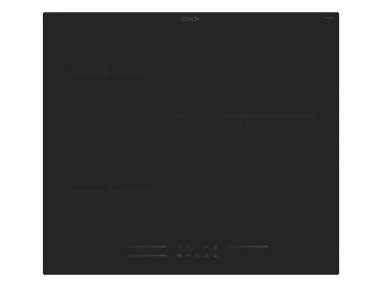 ASSET_MMS_158126566.webp Placa inducción - Candy CI633MCBB, 3 Zonas, Zona grande de 29 cm, Negro - Imagen 1