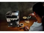 Cafetera express - Ninja Luxe Café Premier ES601EU, 9 bar, 1650W, 2 Tazas, Capacidad del depósito 2L, Capacidad de café en grano 250g, Plata - Imagen 11