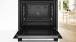 Horno a vapor - Bosch HRG572ES3,Serie 4, Multifunción, Pirolítico y por agua, Función Vapor añadido, Función AirFry, Inox - Imagen 6