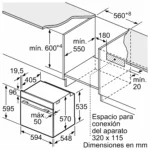 Horno a vapor - Bosch HRG572ES3,Serie 4, Multifunción, Pirolítico y por agua, Función Vapor añadido, Función AirFry, Inox - Imagen 11