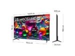 TV LED 75" - LG 75UA75006LA, UHD 4K, Procesador Inteligente α7 AI Processor 4K Gen8, Smart TV, DVB-T2 (H.265), Charcoal Black - Imagen 5