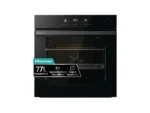 Horno - Hisense BSA66346ADBG, Multifunción, Hidrolítico, 77 l, 59.5 cm, WiFi, Doble Grill, Air Fry, Negro
