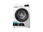 Lavadora carga frontal - Hisense WF1Q8041BW, 8 kg, 1400 Rpm, Función Vapor, Eficiencia A-20%, Blanco
