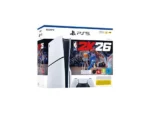 Consola - Sony PS5 Slim Standard, 1 TB SSD, 4K, 1 mando, Chasis D, Blanco + Código de descarga de juego NBA 2K26