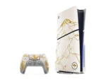 Consola - Sony PS5 Slim Standard (Edición GOLD limitada Ghost of Yōtei), 1 TB SSD, 4K, 1 mando, Chasis D + Código de descarga de juego Ghost of Yōtei - Imagen 3