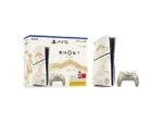 Consola - Sony PS5 Slim Standard (Edición GOLD limitada Ghost of Yōtei), 1 TB SSD, 4K, 1 mando, Chasis D + Código de descarga de juego Ghost of Yōtei