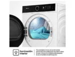 Secadora bomba de calor - Hisense DH5I104BWAB, 10 Kg, 18 programas, iFit, WiFI, Estante flexible, Blanco - Imagen 7