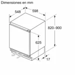 Nevera pequeña - Balay 3KUE037S, Cíclico, 82 cm, 134 l, Home Connect, Luz Led, Sin panelar - Imagen 6