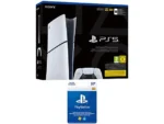 Consola - Sony PS5 Slim Digital Edition, 825 GB SSD, 4K, Chasis E, Blanco + Tarjeta PS Plus 20€ - Imagen 2