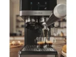 Cafetera express - Cecotec Power Espresso 20 Grind, 20 bar, 1350W, 1.7 l, 2 tazas, Molienda ajustable, Thermoblock, Pantalla táctil, Negro - Imagen 7