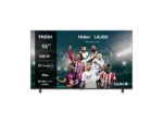 TV LED 55" - Haier H55K85FUX K85F Series , Smart TV (Google TV), HDR 4K, Direct LED, Dolby Audio, Sin marcos, Negro