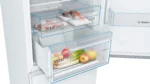 Frigorífico dos puertas - Bosch KGN39VWDC, Serie 4, Total NoFrost, 203 cm, 368 l, Cajón VitaFresh, Sistema MultiAir Flow, Blanco - Imagen 6