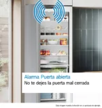 Frigorífico dos puertas - Bosch KGN39VWDC, Serie 4, Total NoFrost, 203 cm, 368 l, Cajón VitaFresh, Sistema MultiAir Flow, Blanco - Imagen 11