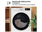 Secadora bomba de calor - LG RH90V9AV3N, 9 kg, 14 programas, Eco Hybrid™, ThinQ™, Blanco - Imagen 7