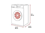 Lavadora carga frontal - Samsung WW90DG6U85LEU3, 9 kg, 1400 rpm, Autodosificación, AI EcoBubble™, AI Wash, Blanco - Imagen 13