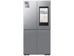 Frigorífico americano - Samsung RF65DG9H0ESREF, Triple Cooling, 183 cm, 636l, Dispensador de agua, Inox