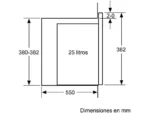Microondas integrable - Bosch BEL554MS0, 900W, 25 L, Negro - Imagen 7